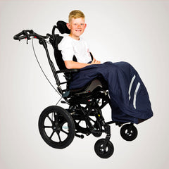 Knæpose med aftagelig front barn