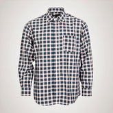 Magnetskjorte - 3007 grøn tern