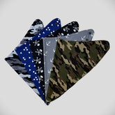 Trekanter i mønstrede farger