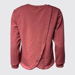 Sweatshirt med overfald