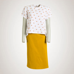 T-skjorte med puffermer Adamsen