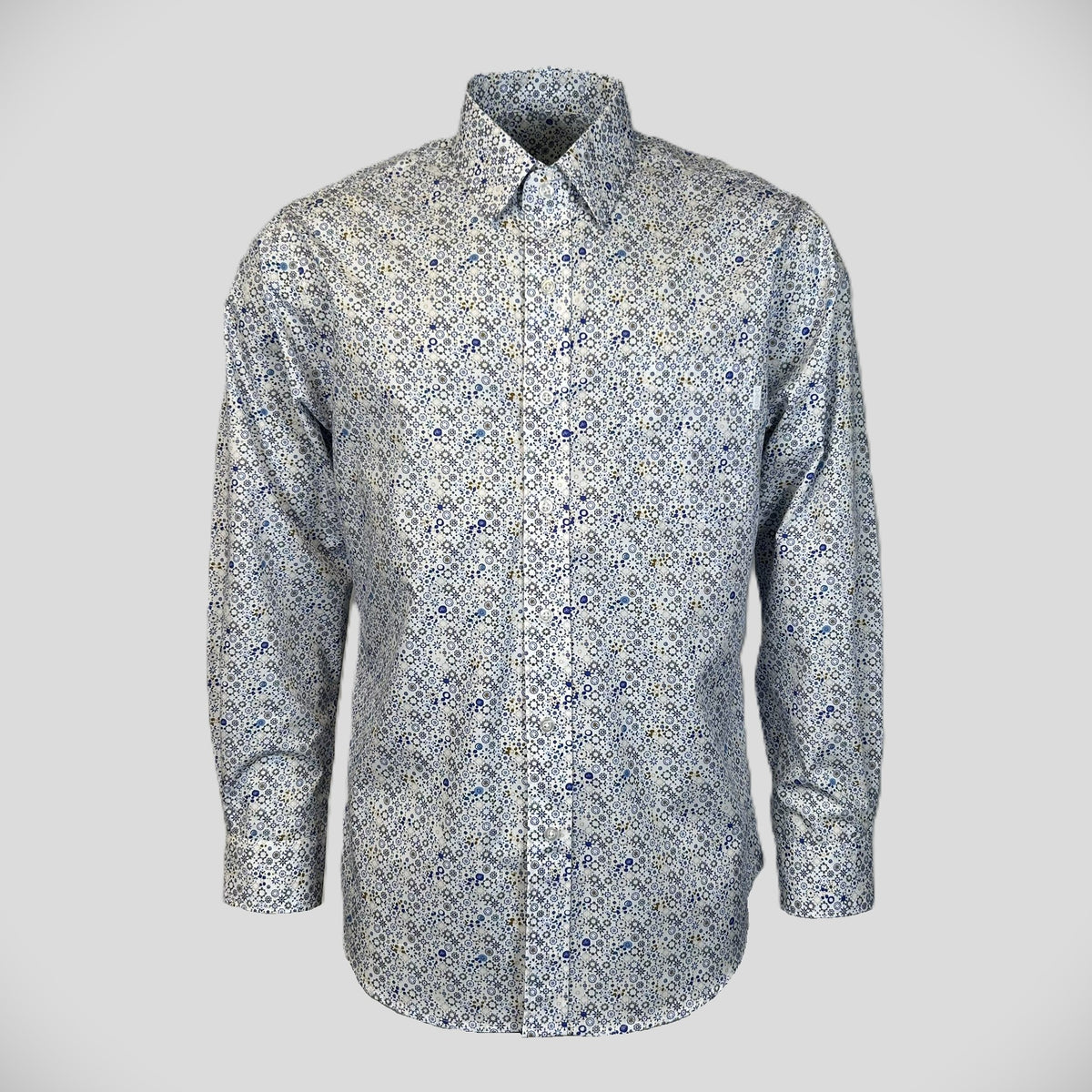 Magnetskjorte - 3019 Hvid mønster