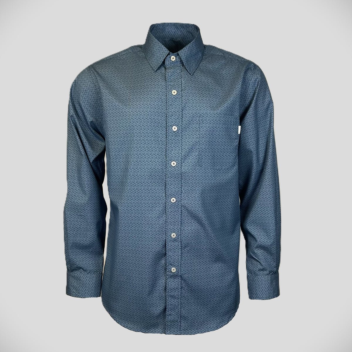 Magnetskjorte - 3022 Blå mønster