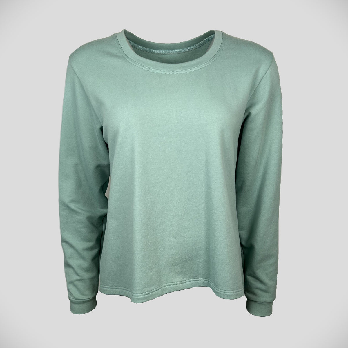Sweatshirt med overfald