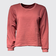 Sweatshirt med overfald
