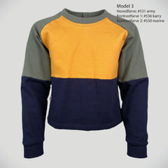 Raglan-ermet genser